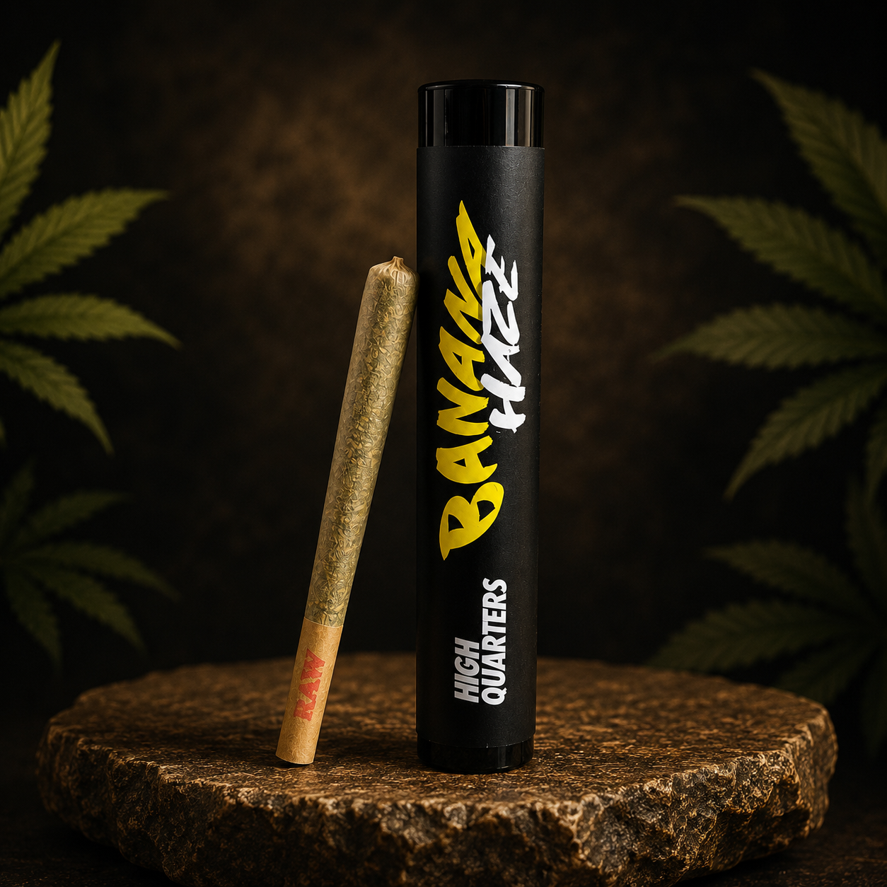 High Quarters Black Label premium pre-roll by The Baked Monkey
