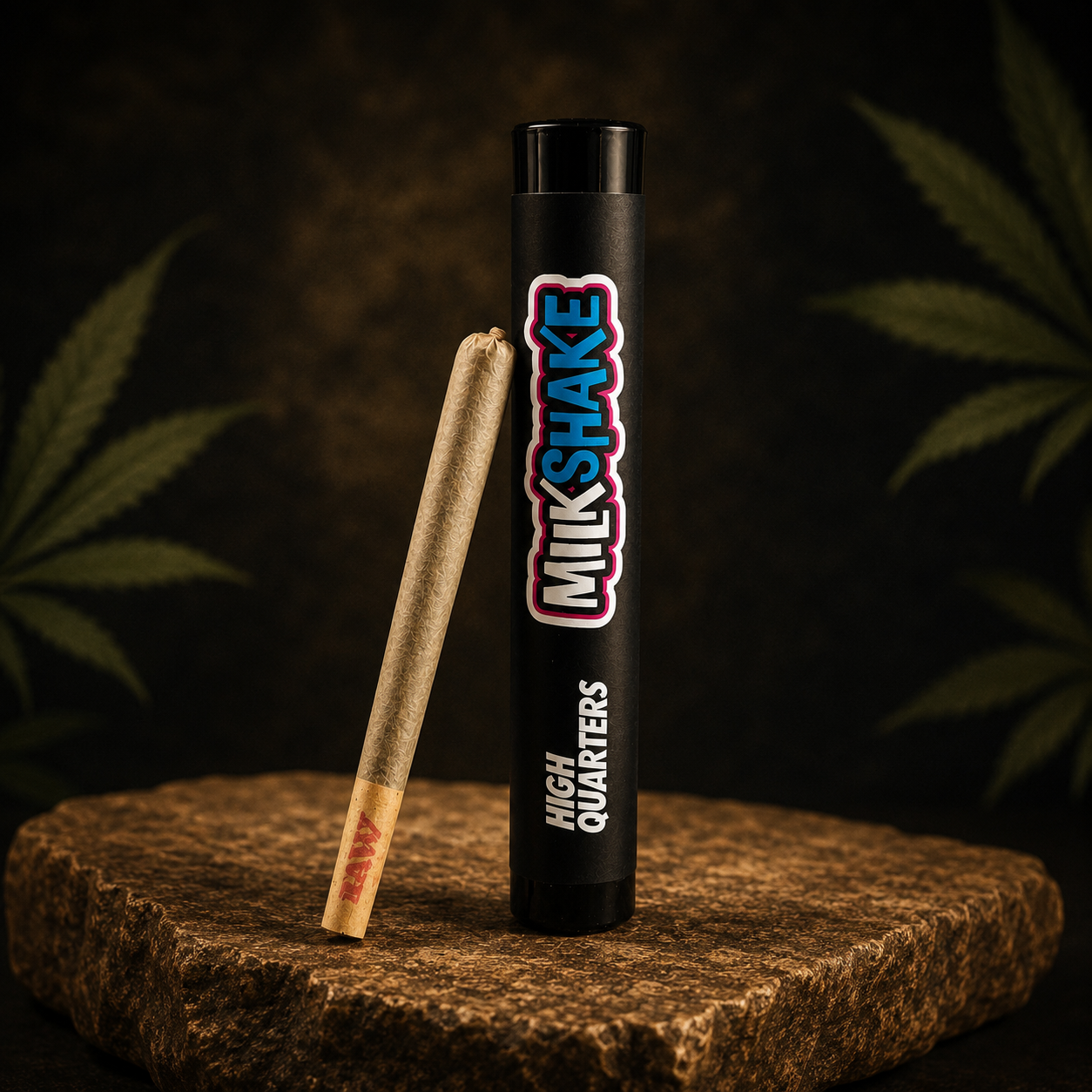 High Quarters Black Label premium pre-roll by The Baked Monkey