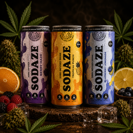 SODAZE 30mg THC infused drink by The Baked Monkey