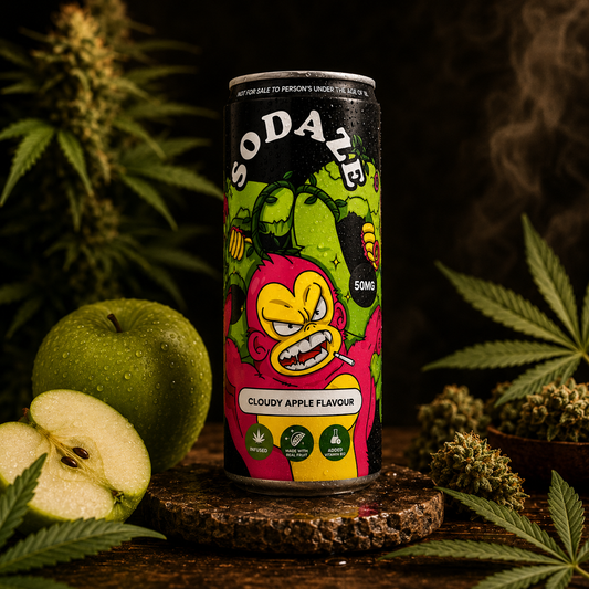SODAZE 50mg THC infused drink by The Baked Monkey